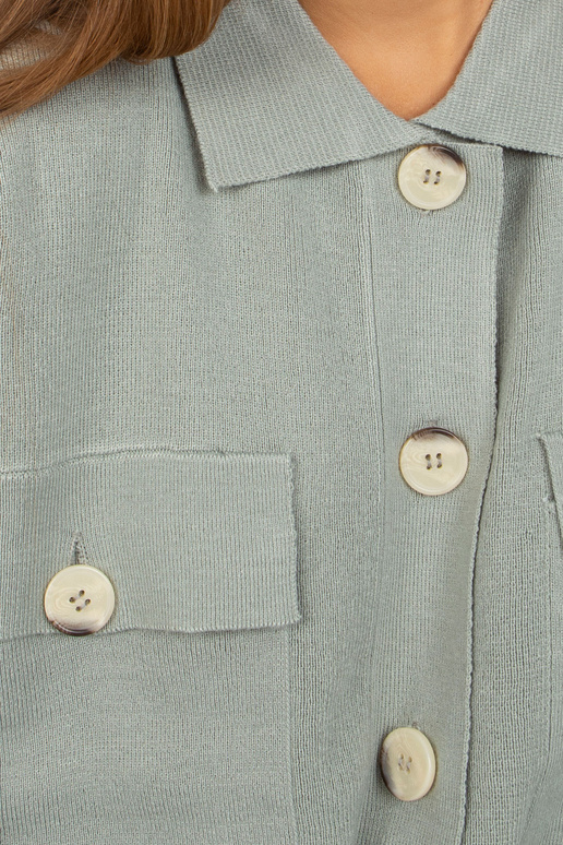 Heleroheline nööbitava kraega magusam