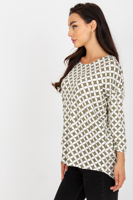 Beež ja valge trükise ja ümara...