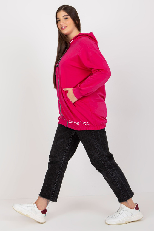 Fuksia pluss suuruses taskutega...