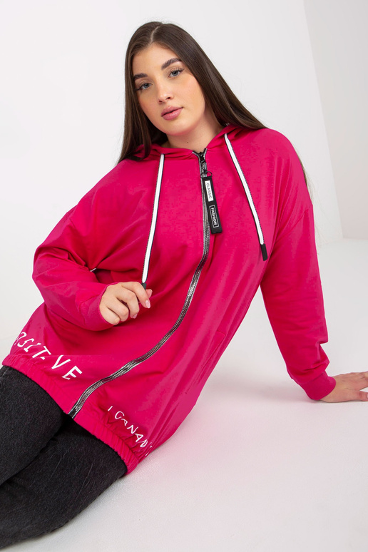 Fuksia pluss suuruses taskutega...