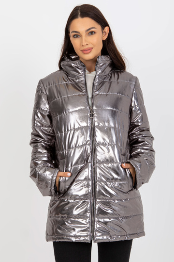 Silberne Damen Steppjacke... 2