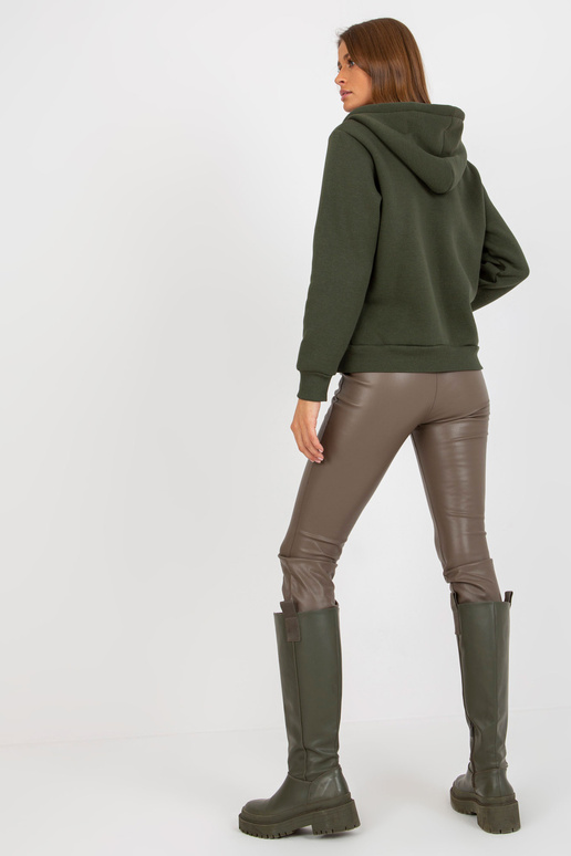 Khaki värvi dresowa rozpinana bluza...