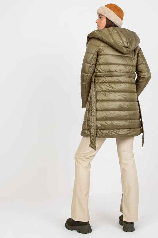 Khaki tepitud üleminekujakk köitmisega Khaki tepitud üleminekujakk köitmisega