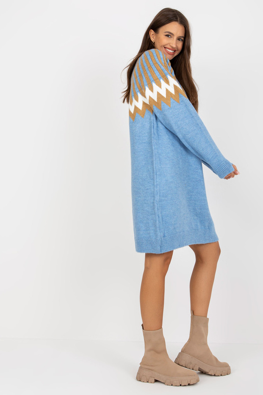 Sinine geomeetrilise mustriga kootud...