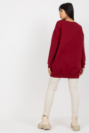 Burgundia pikk taskutega... 2