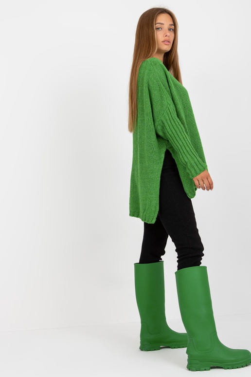 Naiste roheline oversize sviiter...