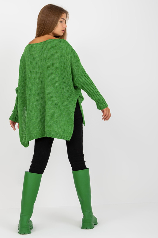Naiste roheline oversize sviiter...
