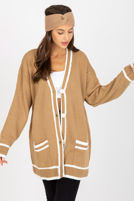 Tumebeež nööbiga suletav kardigan RUE...