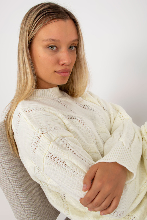 Ecru mini kleit palmikutega RUE PARIS