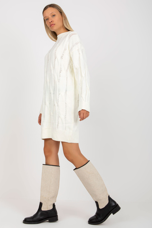 Ecru mini kleit palmikutega RUE PARIS