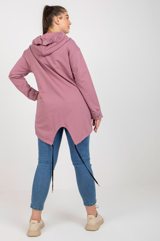 Määrdunud roosa pluss suuruses lukuga...