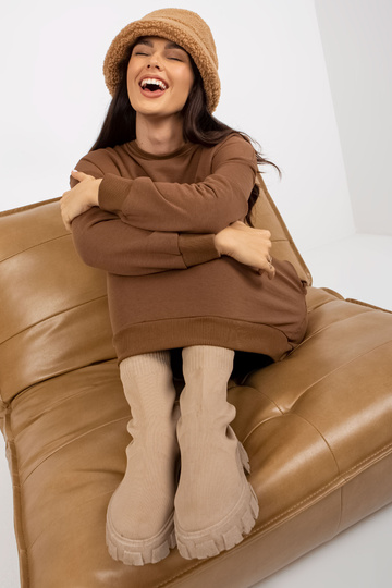 Braunes langes dressipluus...