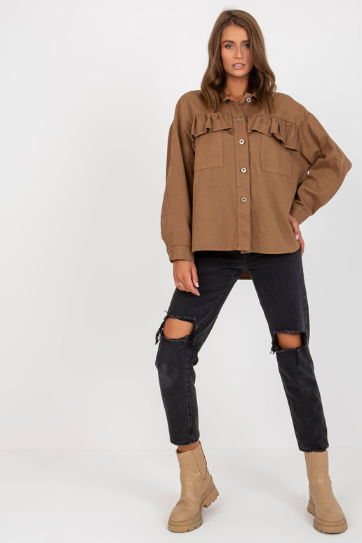 Pruun puuvillane ühe suuruse...