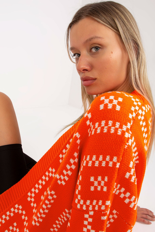 Oranži mustriga kardigan Casual RUE...