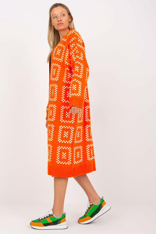 Oranži mustriga kardigan Casual RUE...