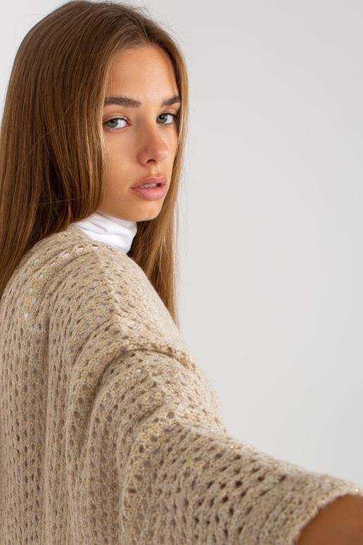 Beež pikk lõhikutega kardigan OCH BELLA