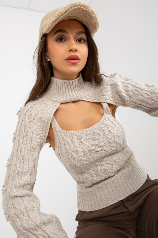 Hellbeiges Set tolmuga Pullover und...