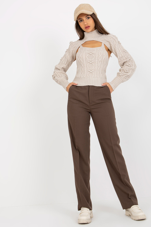 Hellbeiges Set tolmuga Pullover und...