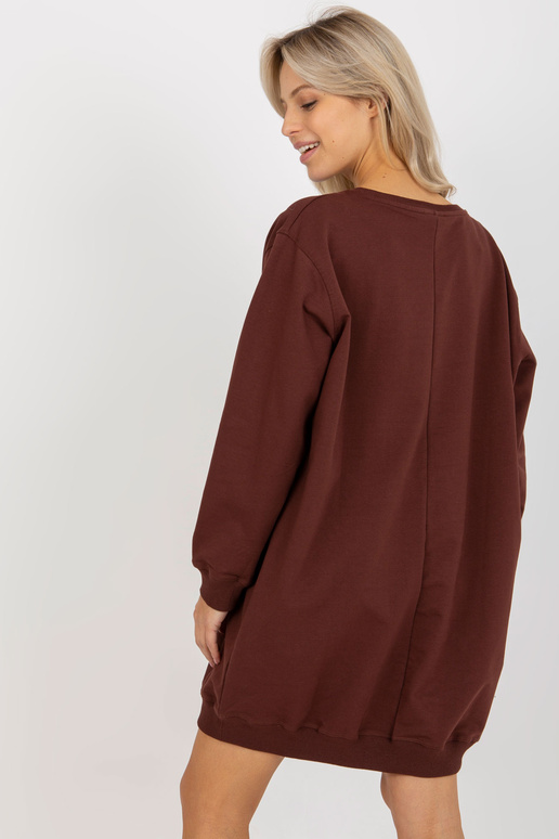 Bluza VI-BL-3212.15X D.PRUUN/ORANŽ