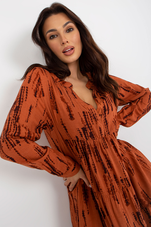 Helepruun naiste oversize kleit...