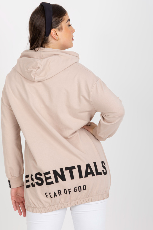 Hele beež suures suuruses lukuga...