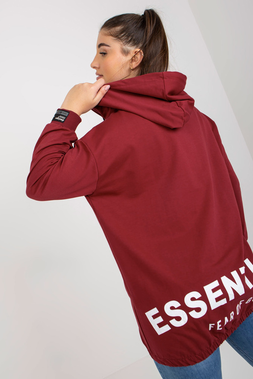 Burgundia pluss suuruses dressipluus...