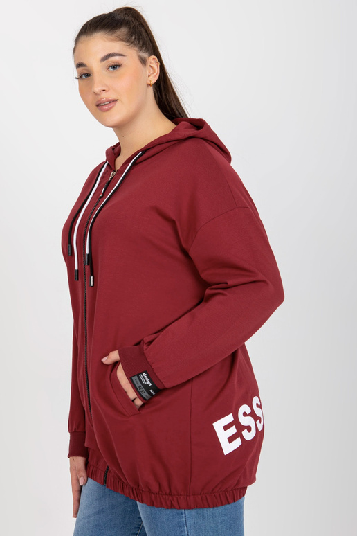 Burgundia pluss suuruses dressipluus...