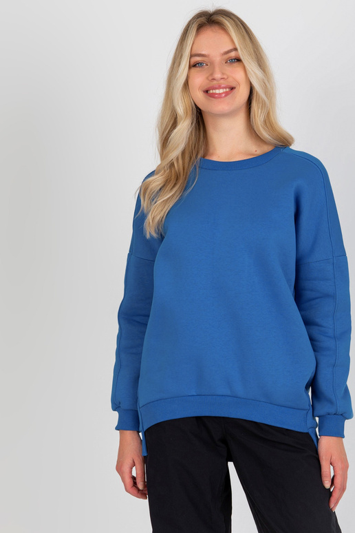 Tumesinine Basic puuvillane dressipluus