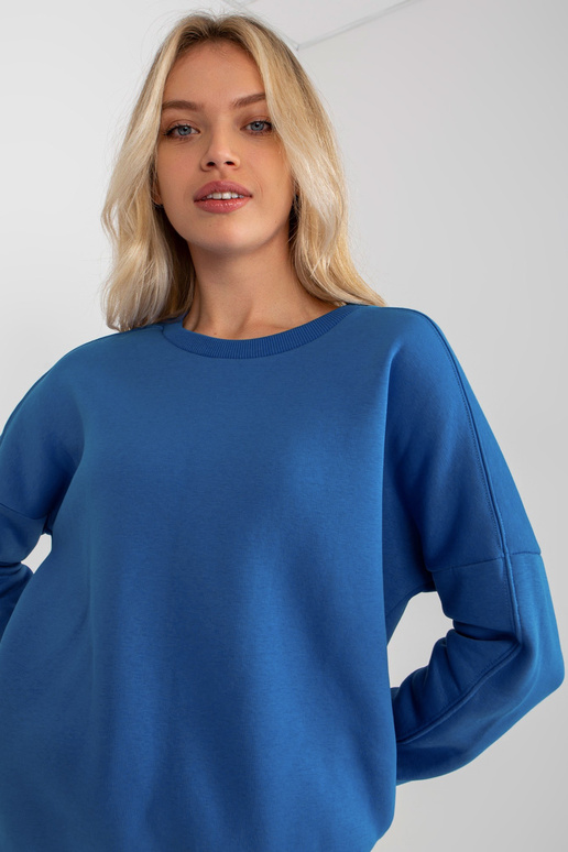 Tumesinine Basic puuvillane dressipluus