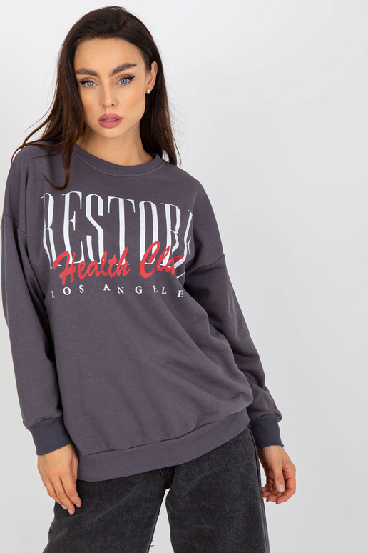 Tumehall naiste kapuutsita mustriga...