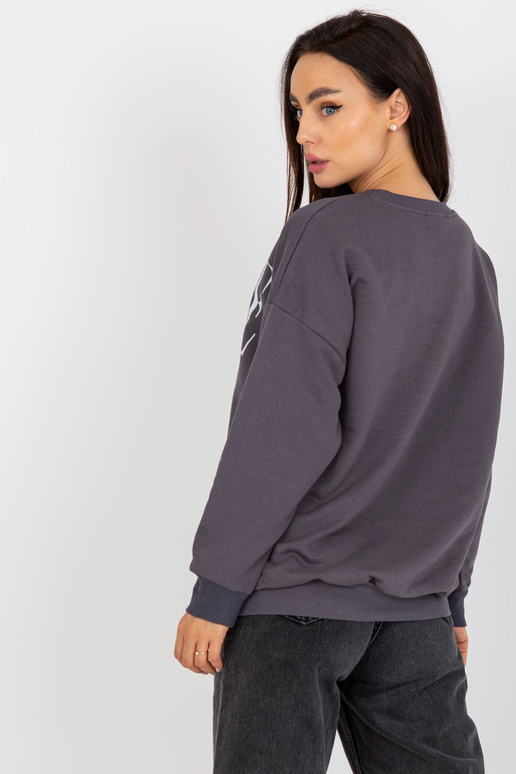 Tumehall naiste kapuutsita mustriga...