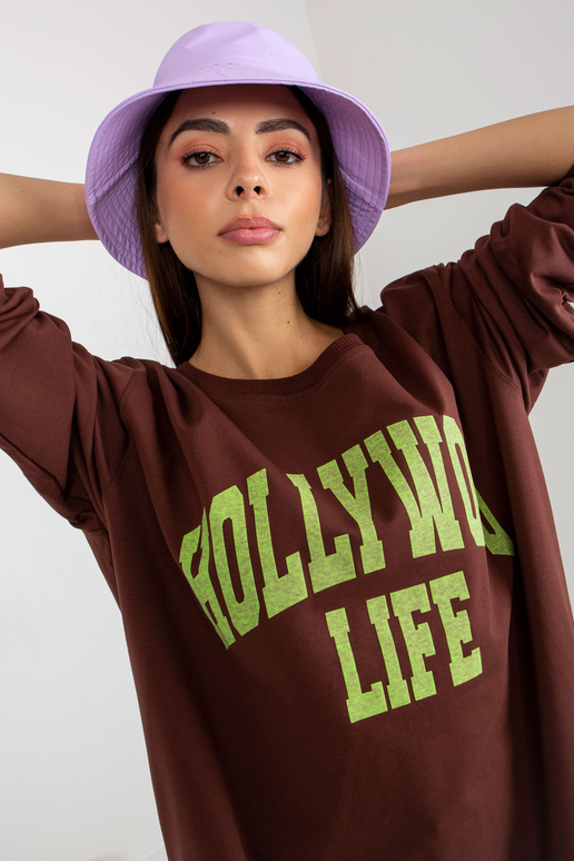 Bluza VI-BL-3102.01P D.PRUUN/ROHELINE