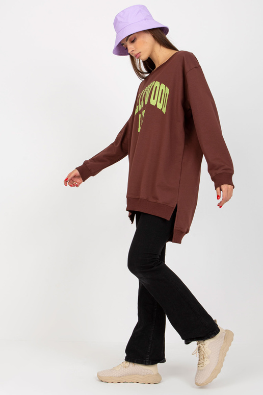 Bluza VI-BL-3102.01P D.PRUUN/ROHELINE