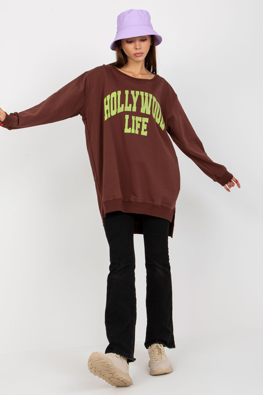 Bluza VI-BL-3102.01P D.PRUUN/ROHELINE