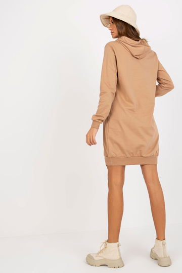 Basic Camel-Sweatshirtkleid...