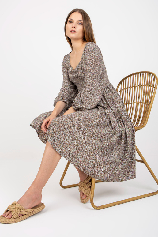 Beež midikleit viskoosprintidega ZULUNA Beež midikleit viskoosprintidega ZULUNA