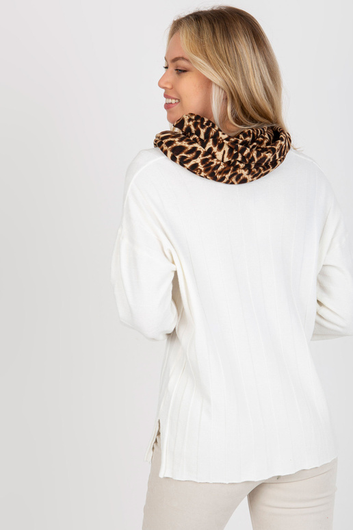 Tumebeež naiste sall leopardimustriga