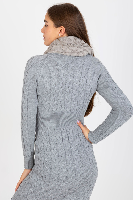 Hall naiste kunstkarusnahast korsten