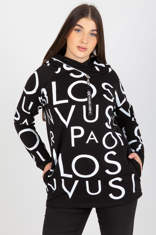 Must naiste suures suuruses trükiga...