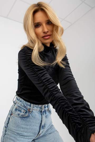 RUE PARIS Czarna bluzka... 2