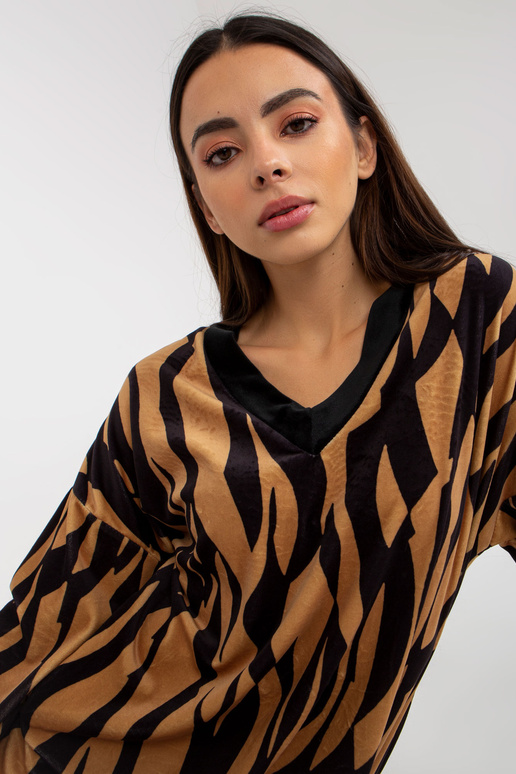 Tunika-RP-TU-8189-2.07-czarno-beżowy Tunika-RP-TU-8189-2.07-czarno-beżowy