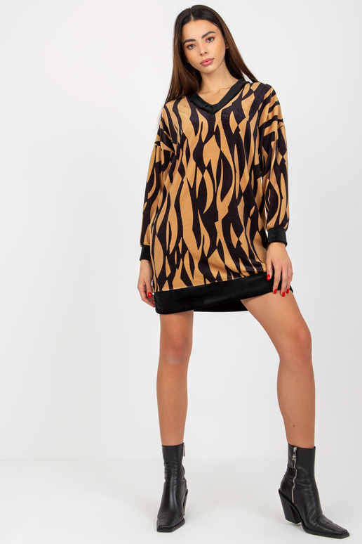 Tunika-RP-TU-8189-2.07-czarno-beżowy Tunika-RP-TU-8189-2.07-czarno-beżowy