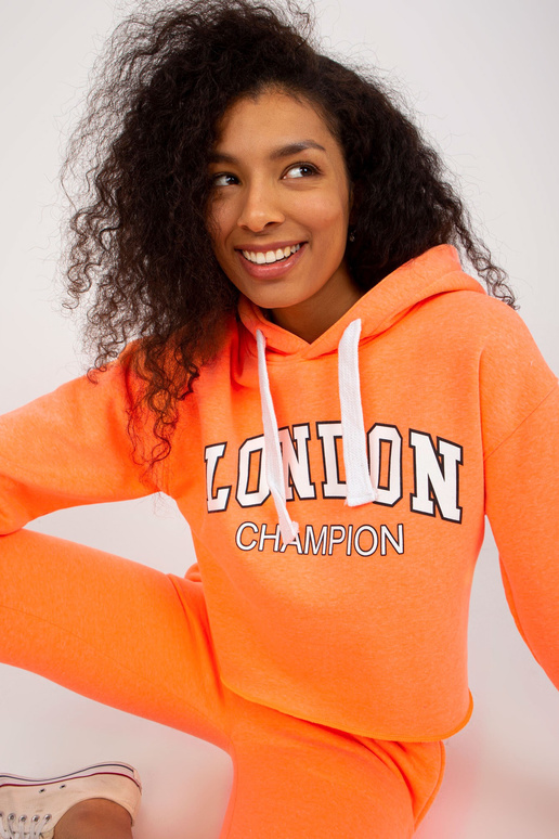 Fluo oranž Laraina trükiga...