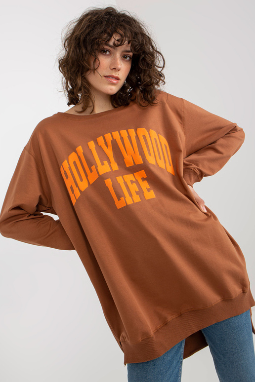 Bluza VI-BL-3102.01P L.PRUUN/ORANŽ