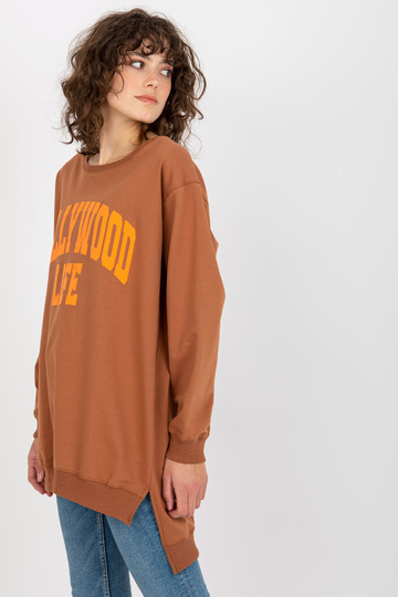 Bluza VI-BL-3102.01P L.PRUUN/ORANŽ 2