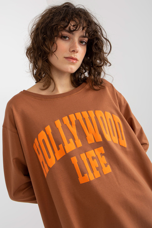 Bluza VI-BL-3102.01P L.PRUUN/ORANŽ