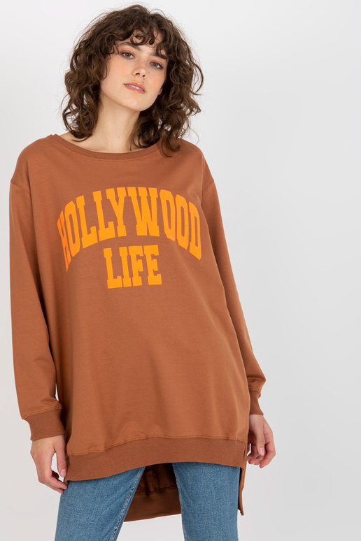 Bluza VI-BL-3102.01P L.PRUUN/ORANŽ