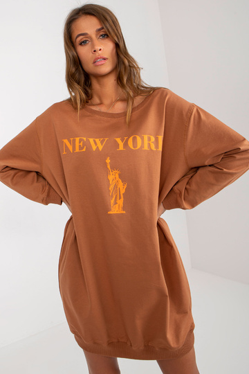 Bluza VI-BL-3212.15X L.PRUUN/ORANŽ