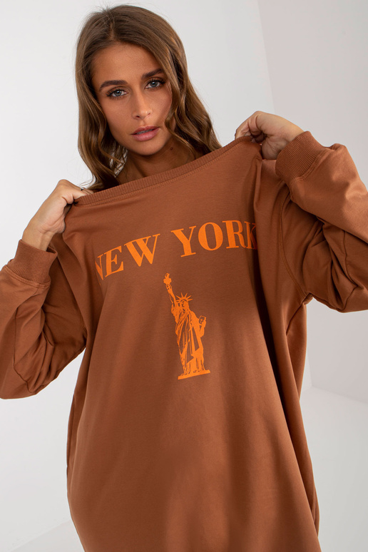 Bluza VI-BL-3212.15X L.PRUUN/ORANŽ