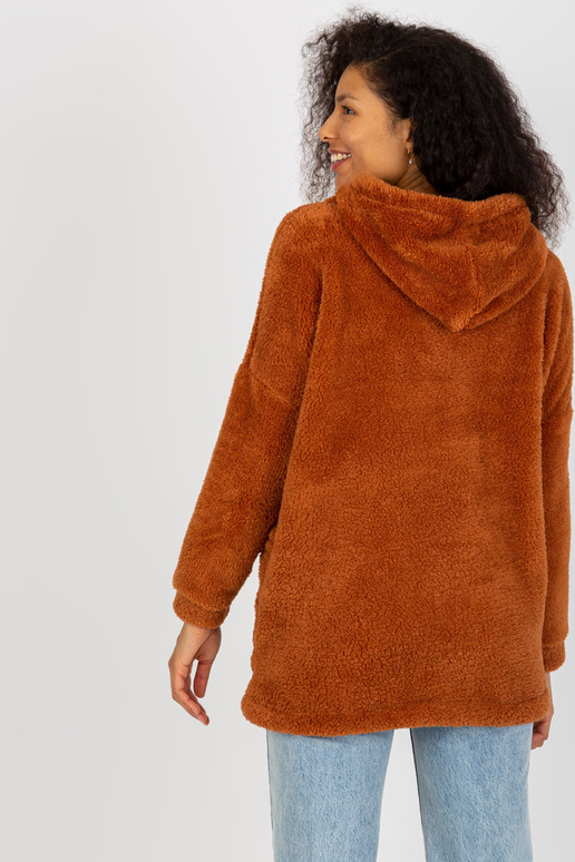 Helepruun karusnahast kapuuts RUE PARIS